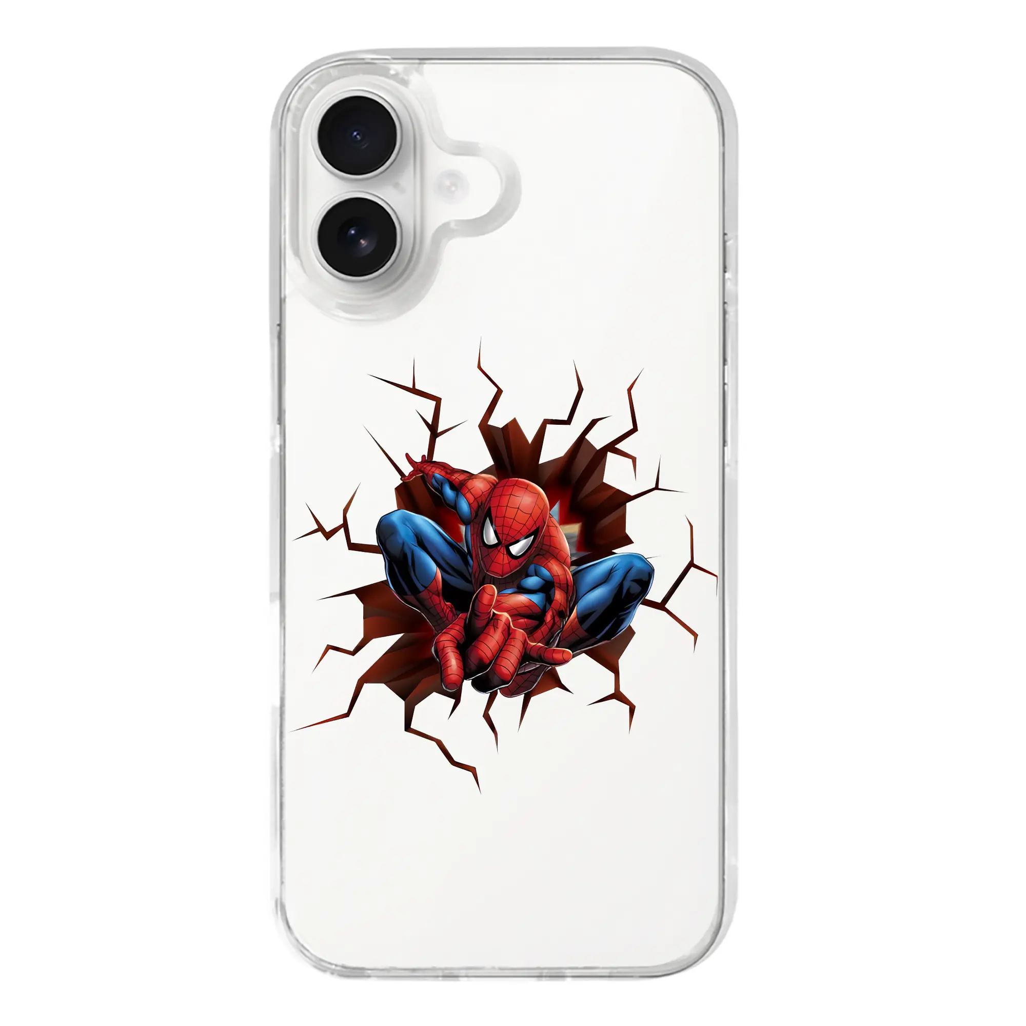アベンジャーズ (Avenjāzu) グッズ スパイダーマン（Spider-Man） - iPhone 17シリーズ 透明スマホケース – 薄型・耐衝撃・精密フィット保護カバー